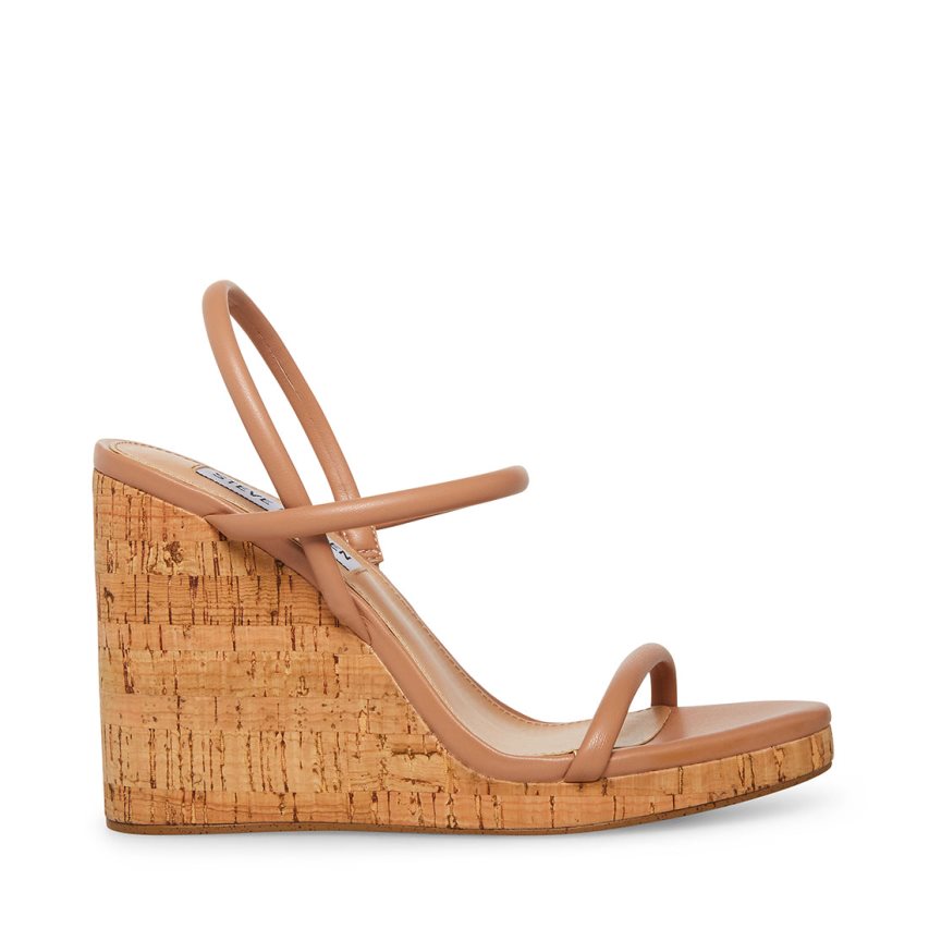 Brown Steve Madden Morgan Women\'s Wedges | PH 6940FGT